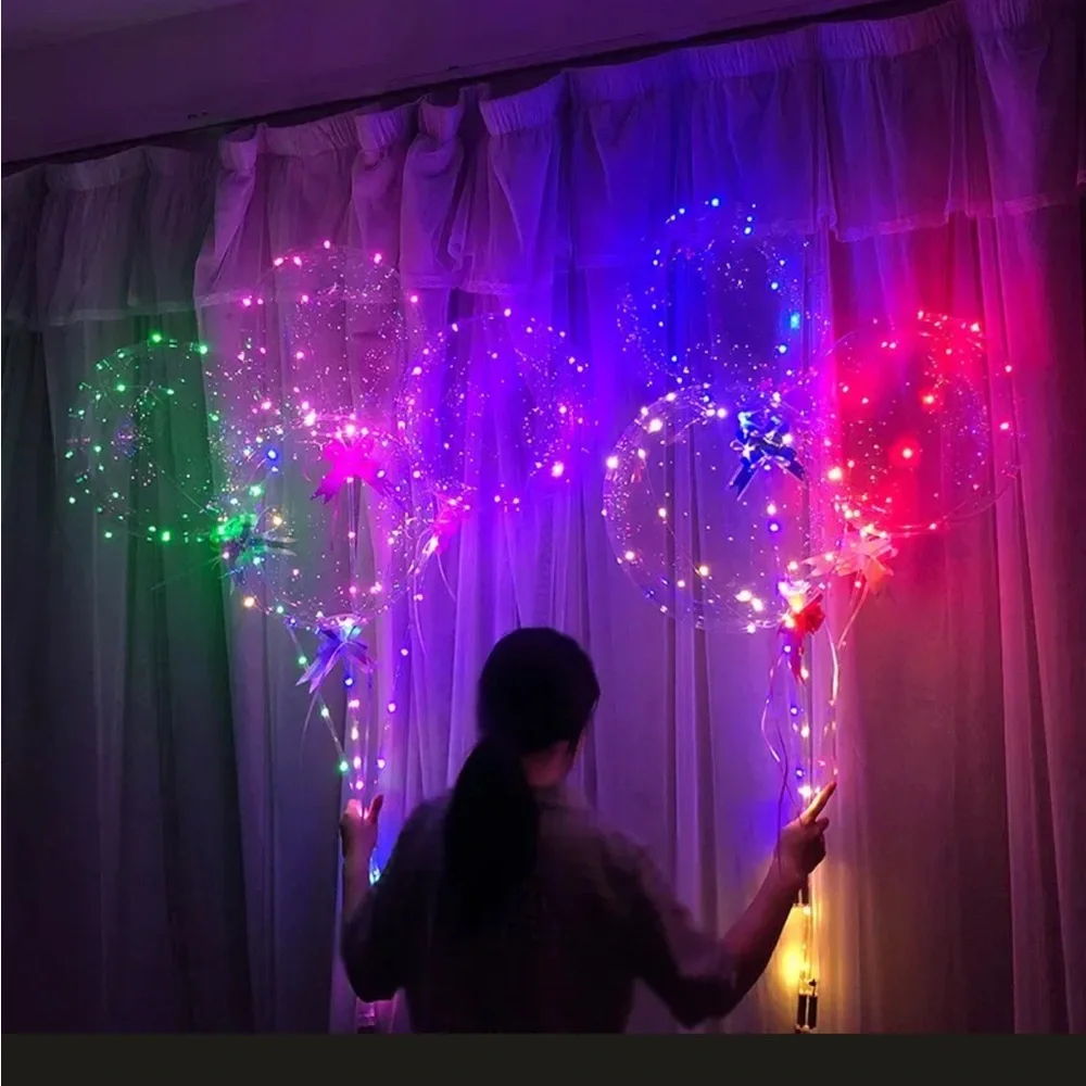 Pack of 12 BoBo LED Balloons 20